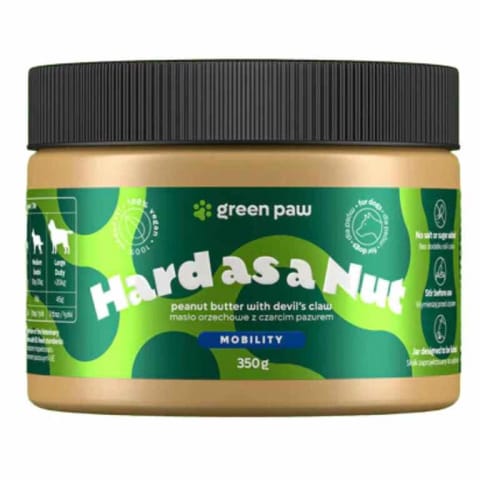 ⁨GREEN PAW Hard as a Nut masło orzechowe z czarcim pazurem dla psów 350g⁩ w sklepie Wasserman.eu