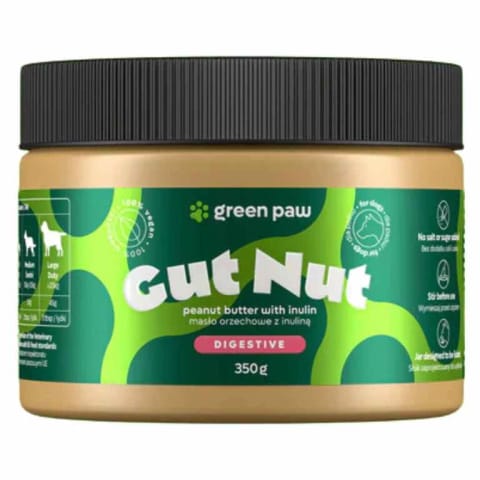 ⁨GREEN PAW Gut Nut masło orzechowe z inuliną dla psów 350g⁩ w sklepie Wasserman.eu