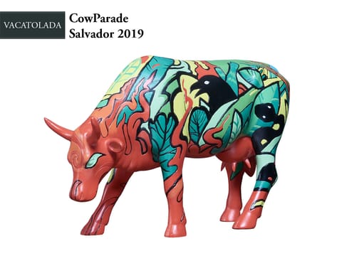 ⁨CowParade Salvador 2019, Vacation, autor: Finho⁩ w sklepie Wasserman.eu