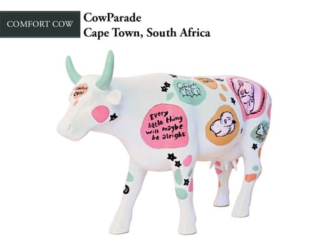 CowParade, Cape Town, Comfort Cow, autor: Mary-Anne Hampton w sklepie Wasserman.eu