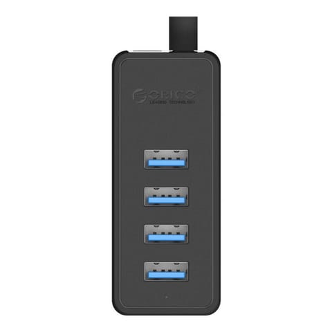 Adapter Hub Orico W5P-100 USB do 4x USB 3.0 (czarny) w sklepie Wasserman.eu