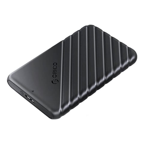 ⁨Obudowa dysku Orico 25PW1 HDD/SSD 2,5", 5Gbps, USB-A do USB Micro-B (czarna)⁩ w sklepie Wasserman.eu