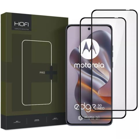 ⁨Szkło Hartowane Hofi Glass Pro+ 2-Pack do Motorola Edge 50 Neo Black⁩ w sklepie Wasserman.eu