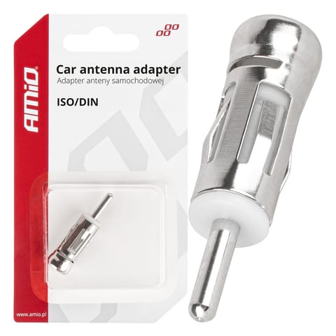 ⁨Adapter antenowy redukcja wtyk iso din prosty amio-03966⁩ w sklepie Wasserman.eu