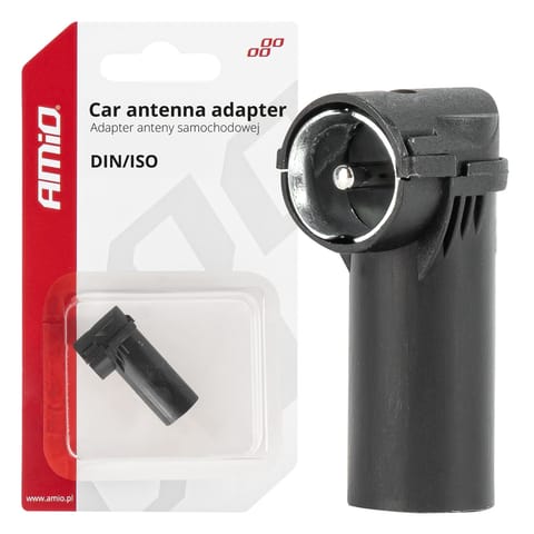 ⁨Adapter antenowy redukcja wtyk din iso kątowy amio-03968⁩ w sklepie Wasserman.eu