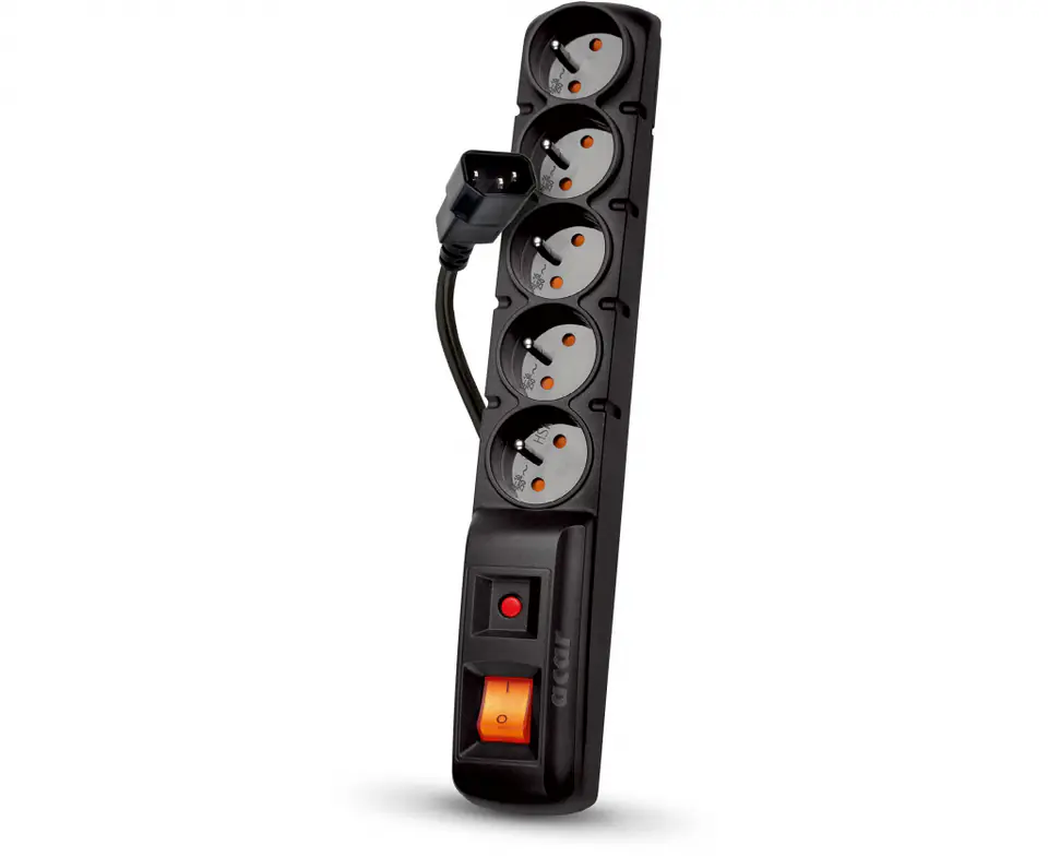 ⁨SURGE PROTECTOR ACAR F5 IEC BLACK 1,5M⁩ at Wasserman.eu