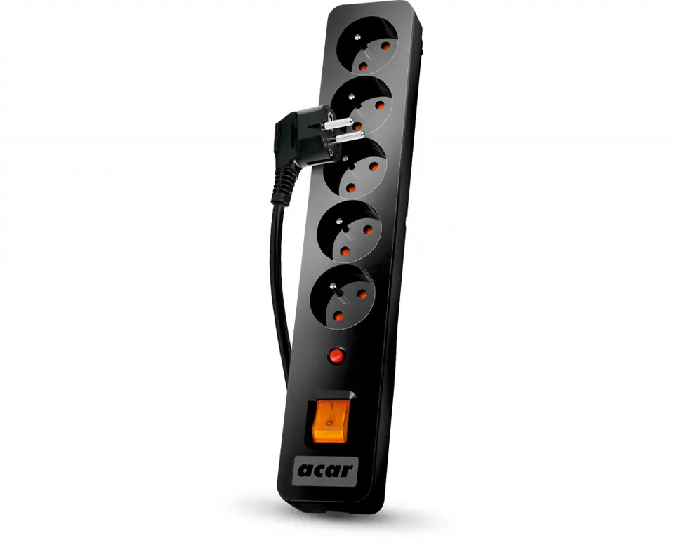 ⁨Surge Protector ACAR X5 3m black⁩ at Wasserman.eu