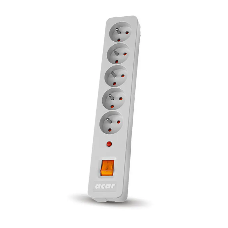 ⁨SURGE PROTECTOR ACAR X5 grey 1,5M⁩ at Wasserman.eu