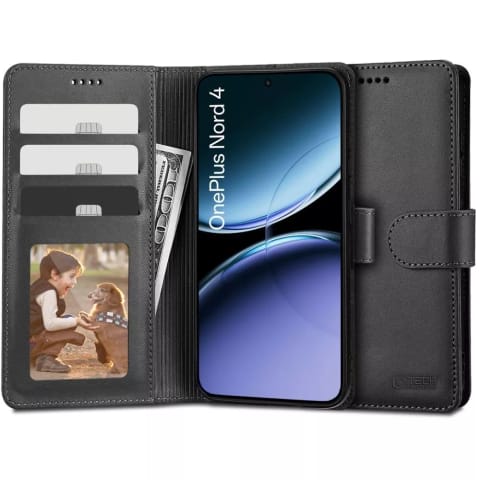 ⁨Etui portfel Wallet do OnePlus Nord 4 Black⁩ w sklepie Wasserman.eu