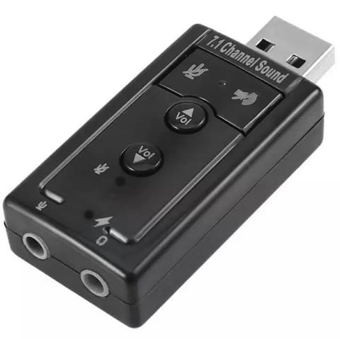 ⁨AK103B Karta dźwiękowa virtual 7.1ch usb⁩ w sklepie Wasserman.eu