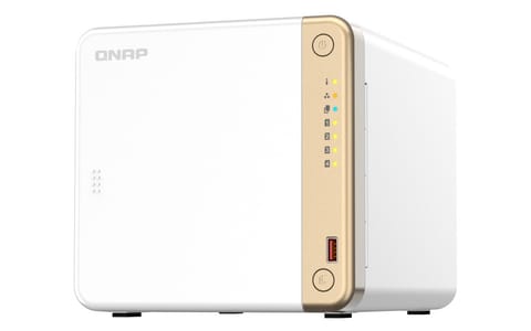 ⁨QNAP TS-462-4G NAS/storage server Tower Ethernet LAN White N4505⁩ at Wasserman.eu