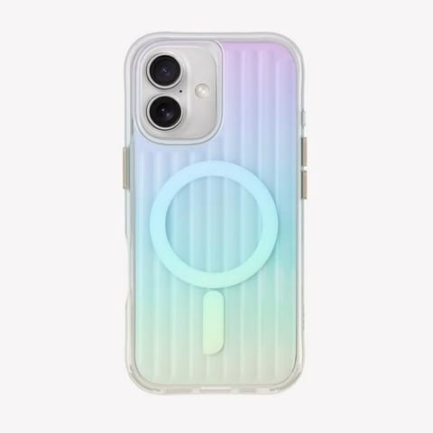 ⁨UNIQ etui Coehl Linear iPhone 16 6.1" Magnetic Charging opal/iridescent⁩ w sklepie Wasserman.eu