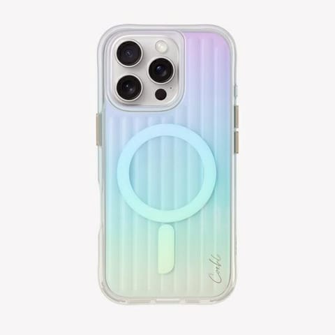 ⁨UNIQ etui Coehl Linear iPhone 16 Pro 6.3" Magnetic Charging opal/iridescent⁩ w sklepie Wasserman.eu