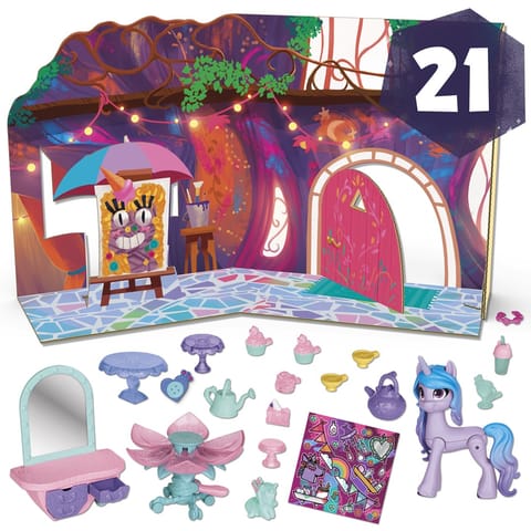 ⁨My Little Pony Make Your Mark Toy Unicorn Tea Party Izzy Moonbow - Hoof to Heart Pony with 20 Accessories for Kids 3+⁩ at Wasserman.eu