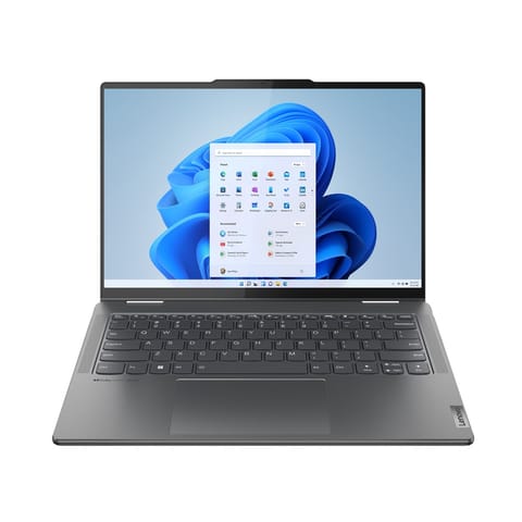 ⁨Lenovo Yoga-7-14IRL8 i5-1335U 14" 2.2K Touch IPS 16GB  LPDDR5-5200 SSD512 IrisXe BT BLKB FPR x360 PEN Win11 Storm Grey (REPACK) 2Y⁩ w sklepie Wasserman.eu