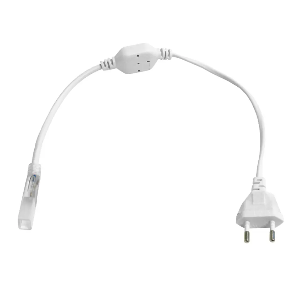 ⁨Plug with a height of 50cm for LED strip 230V, up to 50m + connector + a + 5 wain⁩ at Wasserman.eu