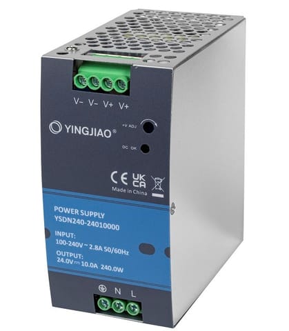 ⁨Yingjiao DIN power supply YSDN240 24V 10A 240WW⁩ at Wasserman.eu