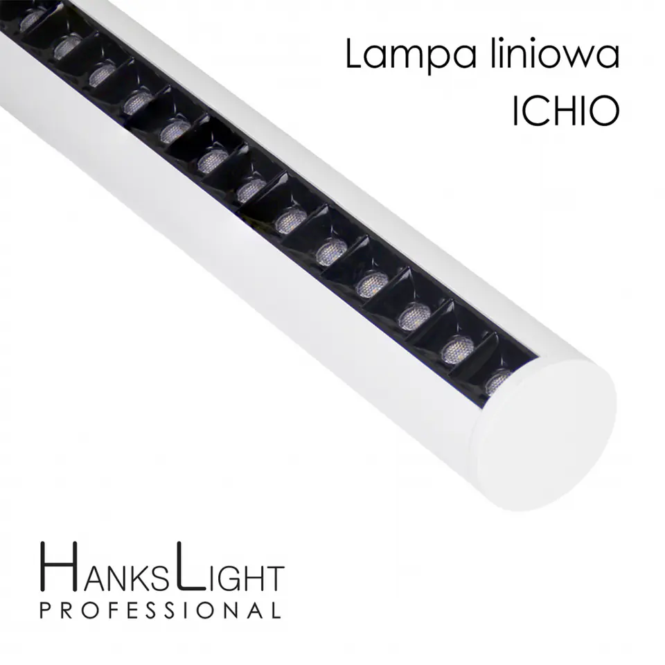 ⁨Lampa LED,HanksLight,liniowa,white, alu,zwiesz,1264mm,down36W, SMD,AC230V,4000K-W⁩ w sklepie Wasserman.eu