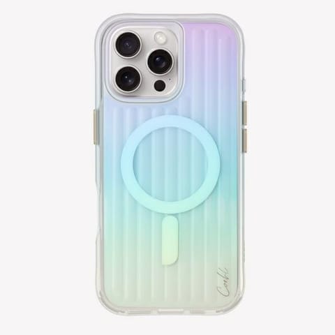 ⁨UNIQ etui Coehl Linear iPhone 16 Pro Max 6.9" Magnetic Charging opal/iridescent⁩ w sklepie Wasserman.eu