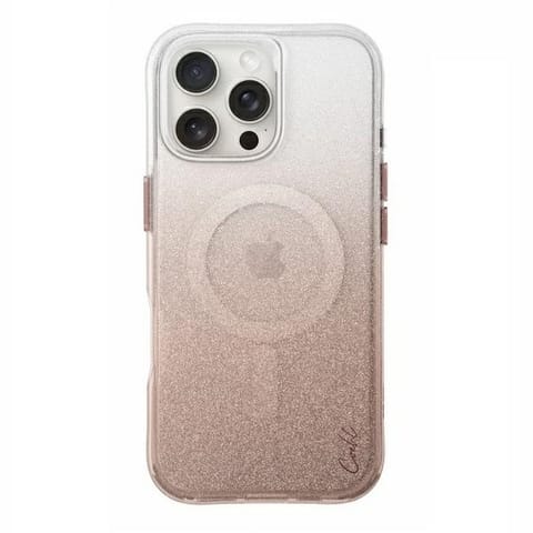 ⁨UNIQ etui Coehl Lumino iPhone 16 Pro Max 6.9" Magnetic Charging różowo złoty/rose gold⁩ w sklepie Wasserman.eu