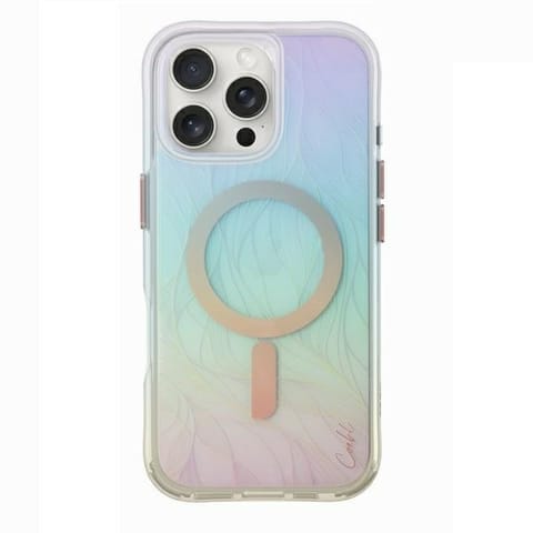 ⁨UNIQ etui Coehl Willow iPhone 16 Pro Max 6.9" Magnetic Charging opal/iridescent⁩ w sklepie Wasserman.eu