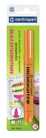 ⁨ZAKREŚLACZ FLUO "Highlighter 8552" pomarańczowy CENTROPEN⁩ w sklepie Wasserman.eu