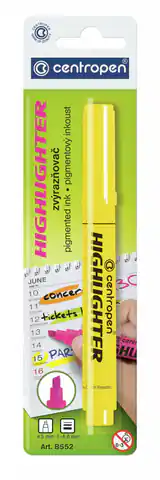 ⁨ZAKREŚLACZ FLUO "Highlighter 8552" żółty CENTROPEN⁩ w sklepie Wasserman.eu
