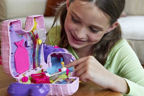 ⁨Polly Pocket Jednorożec niespodzianka Zestaw kompaktowy GVL88 p2 MATTEL⁩ w sklepie Wasserman.eu