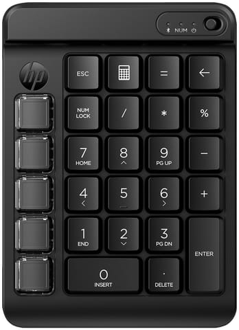 ⁨Klawiatura numeryczna HP 430 Bluetooth Programmable Wireless Mechanical Keypad bezprzewodowa czarna 7N7C2AA⁩ w sklepie Wasserman.eu