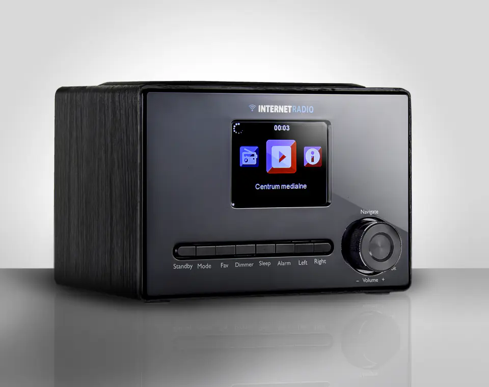 INTERNET RADIO WIFI1001 3.2" color LCD black ART at Wasserman.eu