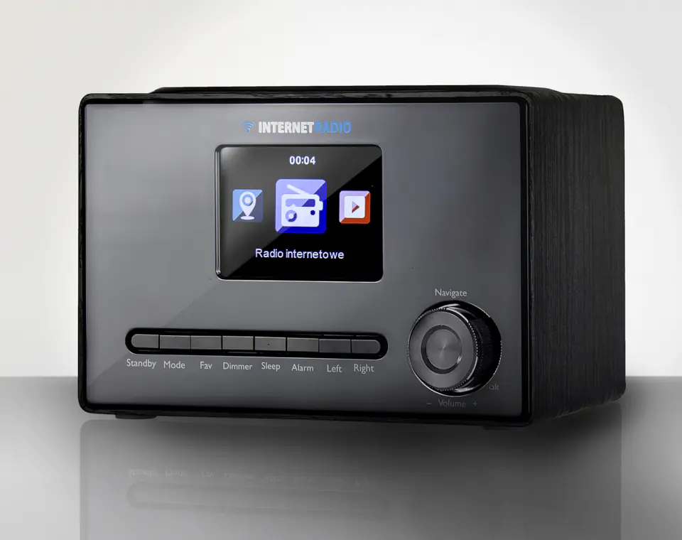 WIFI X100 LCD INTERNETRADIO FARBE 3,2" SCHWARZ KUNST im Wasserman.eu