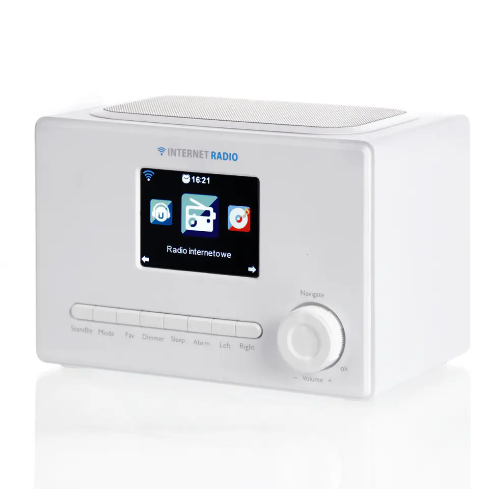 RADIO INTERNETOWE WIFI1002 3.2" color LCD białe ART w sklepie Wasserman.eu
