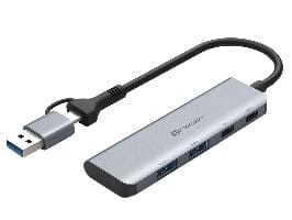 ⁨ADAPTER TRACER A-5, USB Type-C do USB-A, 2x USB-A + 2x USB-C⁩ w sklepie Wasserman.eu