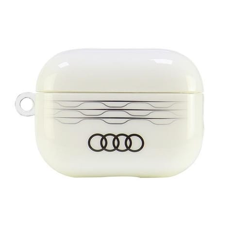 ⁨Audi IML Geometric Pattern AirPods Pro 2 cover biały/white AU-IMLAPP2-A6/D3-WE⁩ w sklepie Wasserman.eu