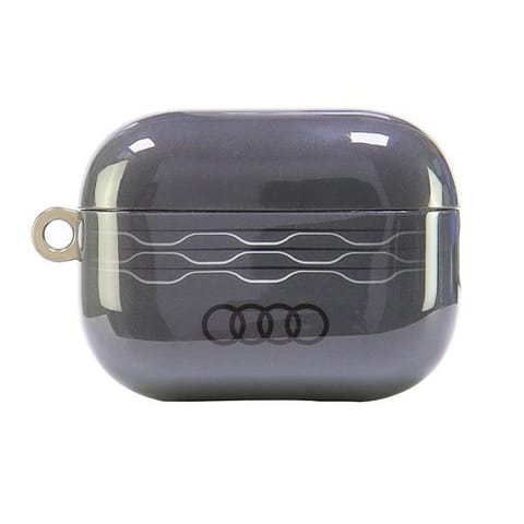 ⁨Audi IML Geometric Pattern AirPods Pro 2 cover szary/gray AU-IMLAPP2-A6/D3-GY⁩ w sklepie Wasserman.eu