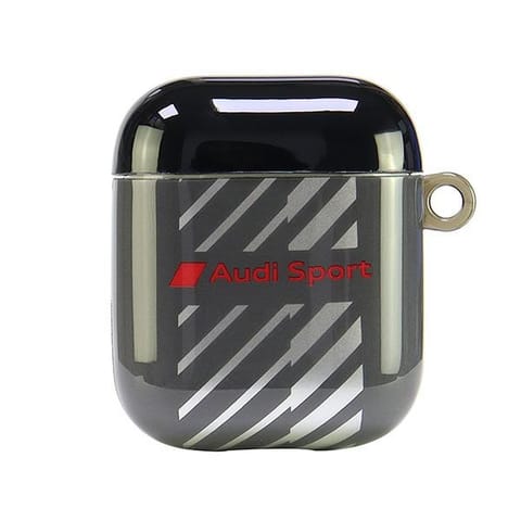 ⁨Audi IML Sport AirPods 1/2 cover czarny/  black AUS-IMLAP-RSQ/D1-BK⁩ w sklepie Wasserman.eu