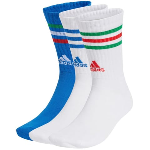 ⁨Skarpety adidas 3-Stripes Cushioned Crew Pairs (kolor Biały, rozmiar 43-45)⁩ w sklepie Wasserman.eu