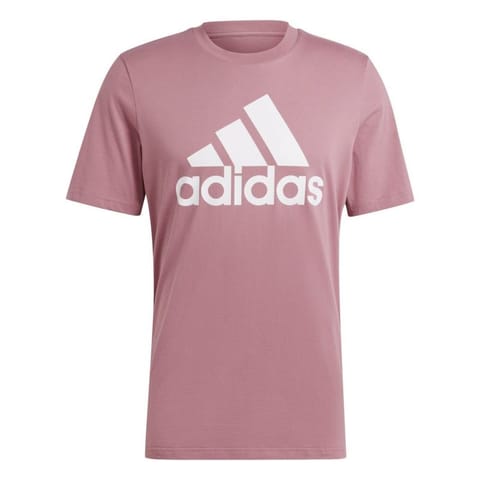 ⁨Koszulka adidas Essentials Single Jersey Big Logo Tee M (kolor Różowy, rozmiar XL)⁩ w sklepie Wasserman.eu