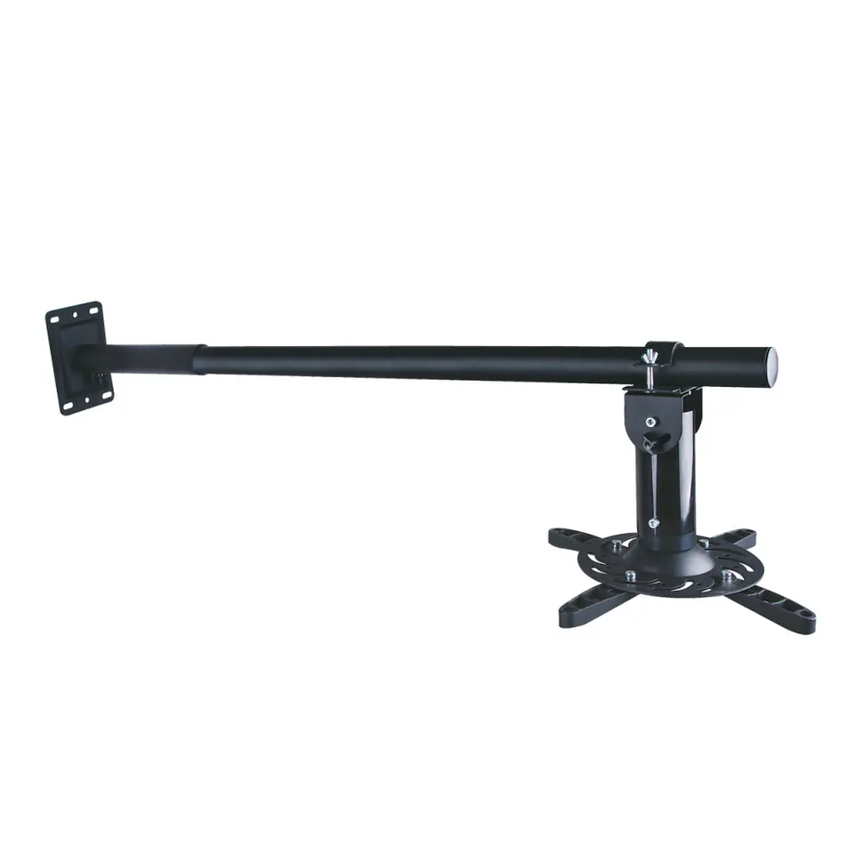 UCHWYT ŚCIENNY 100-200cm DO PROJEKTORA P-106B 15KG ART czarny w sklepie Wasserman.eu