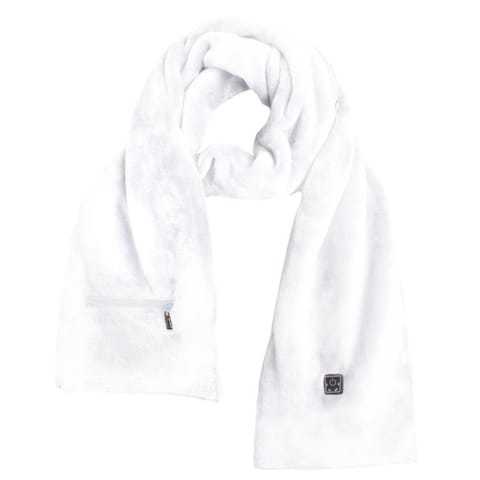 ⁨Glovii GA1W winter sport body protection Heated scarf Skiing, Snowboarding Unisex Polyester White⁩ at Wasserman.eu