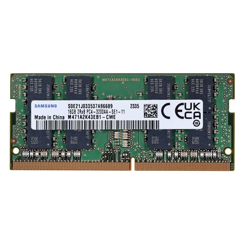 ⁨Samsung SO-DIMM 16GB DDR4 2Rx8 3200MHz PC4-25600 M471A2K43EB1-CWE⁩ w sklepie Wasserman.eu