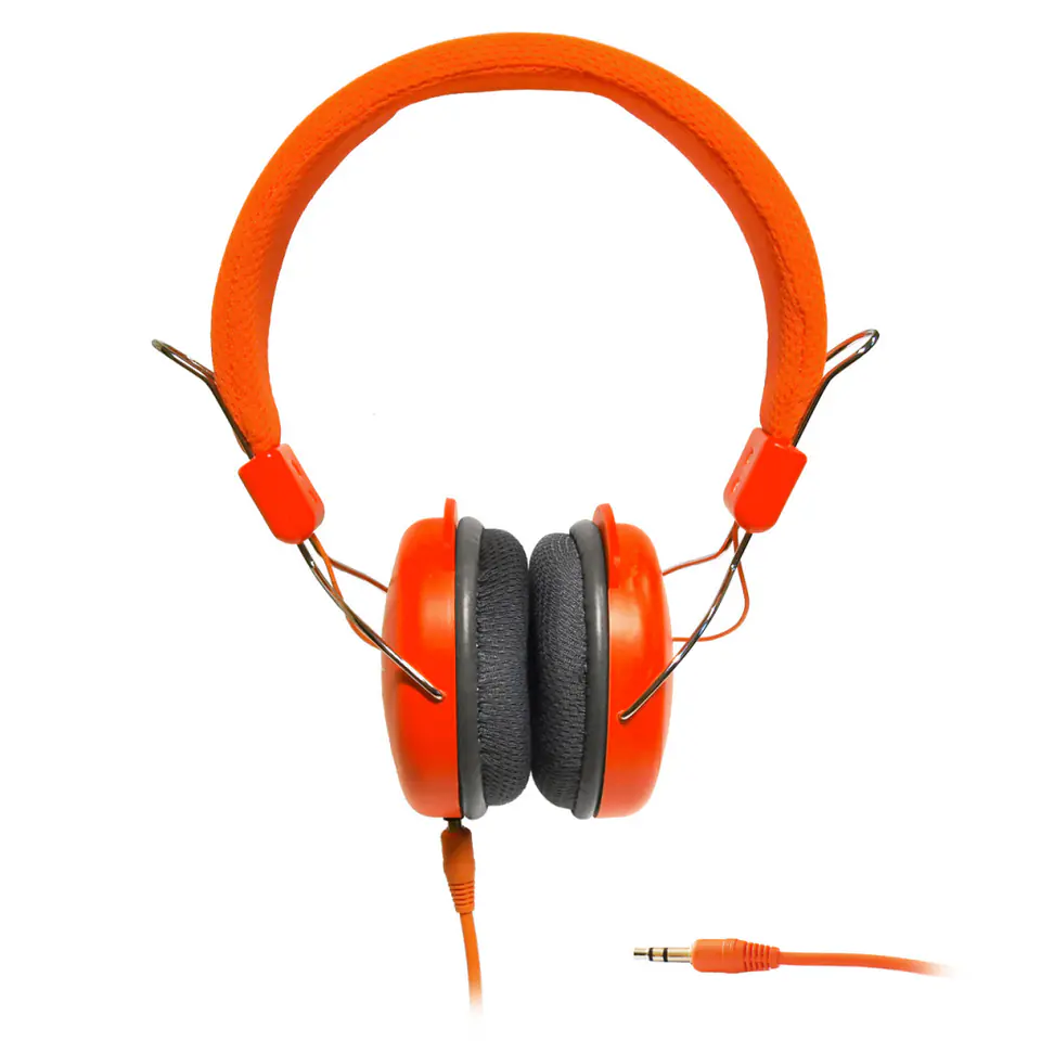 ⁨STEREO HEADPHONES with microphone ART AP-60MA orange⁩ at Wasserman.eu