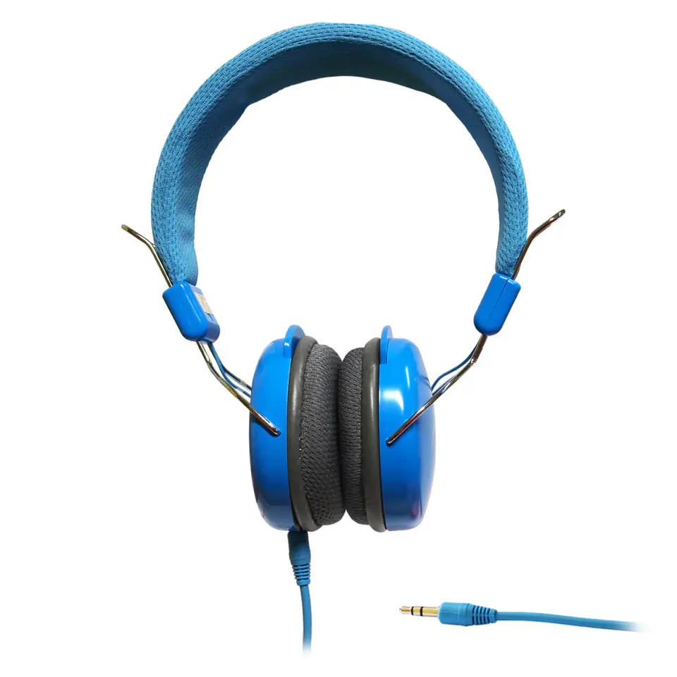 ⁨STEREO HEADPHONES with microphone ART AP-60MB blue⁩ at Wasserman.eu