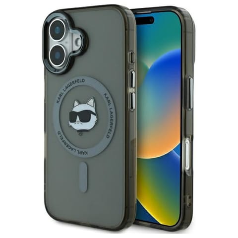 Karl Lagerfeld KLHMP16SHLSCHK iPhone 16 6.1" czarny/black hardcase IML Metal Choupette Head MagSafe w sklepie Wasserman.eu