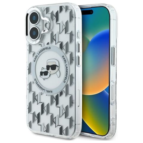 Karl Lagerfeld KLHMP16SHMCKMHT iPhone 16 6.1" przezroczysty/transparent IML Monogram Karl&Choupette Head MagSafe w sklepie Wasserman.eu