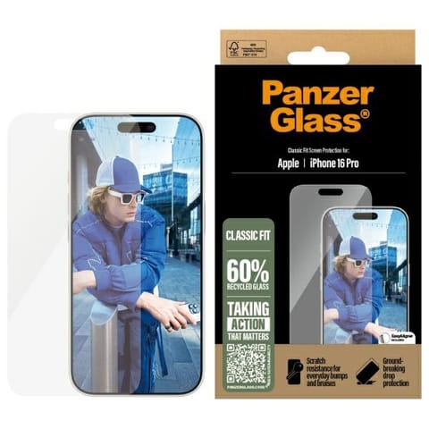 ⁨PanzerGlass Screen Protector iPhone 16Pro 6.3" Classic Fit 2874⁩ w sklepie Wasserman.eu