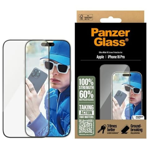 ⁨PanzerGlass Screen Protector iPhone 16 Pro 6.3" Ultra-Wide Fit 2862⁩ w sklepie Wasserman.eu