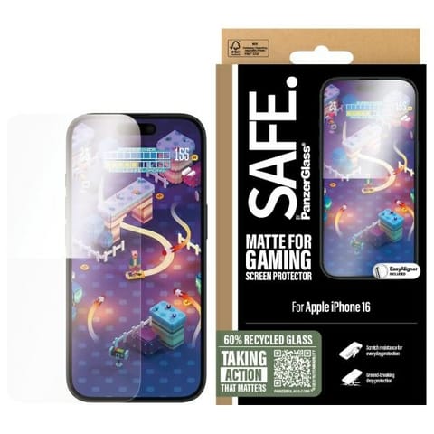 ⁨SAFE by PanzerGlass iPhone 16 6.1" Gaming Screen Protector Ultra-Wide Fit SAFE95886⁩ w sklepie Wasserman.eu