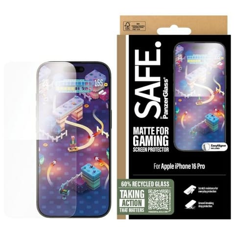 ⁨SAFE by PanzerGlass iPhone 16 Pro 6.3" Gaming Screen Protector Ultra-Wide Fit SAFE95887⁩ w sklepie Wasserman.eu