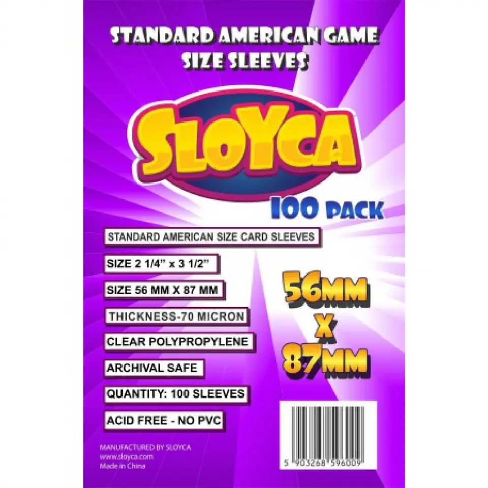 ⁨SLOYCA T-shirts Standard American (56x87mm) 100 pcs.⁩ at Wasserman.eu